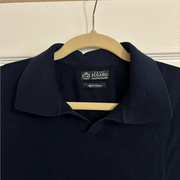 Italian Boutique Navy Men's Shirt - Picture 6 of 6